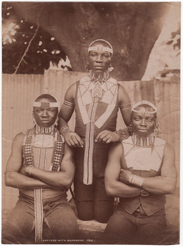 Natives with Beadwork